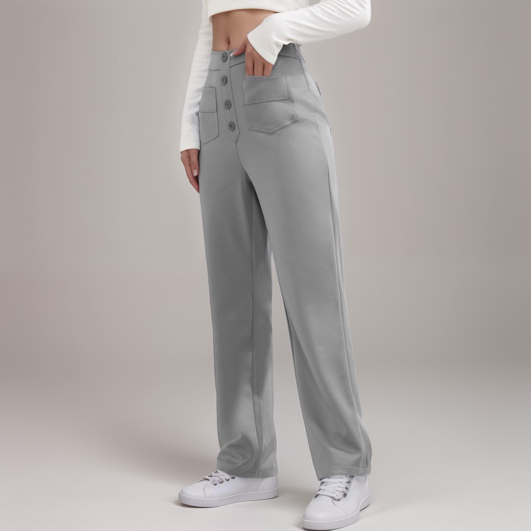 Momo | Pantalon élastique taille haute