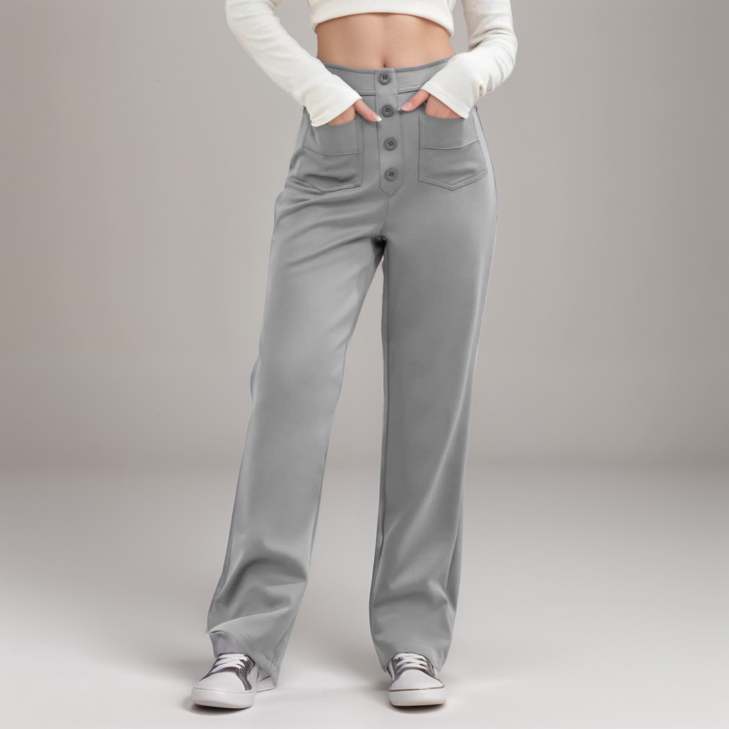 Momo | Pantalon élastique taille haute
