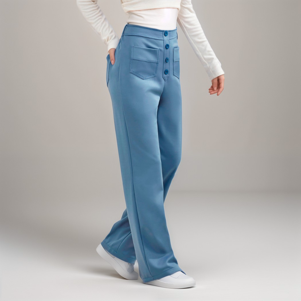 Momo | Pantalon élastique taille haute