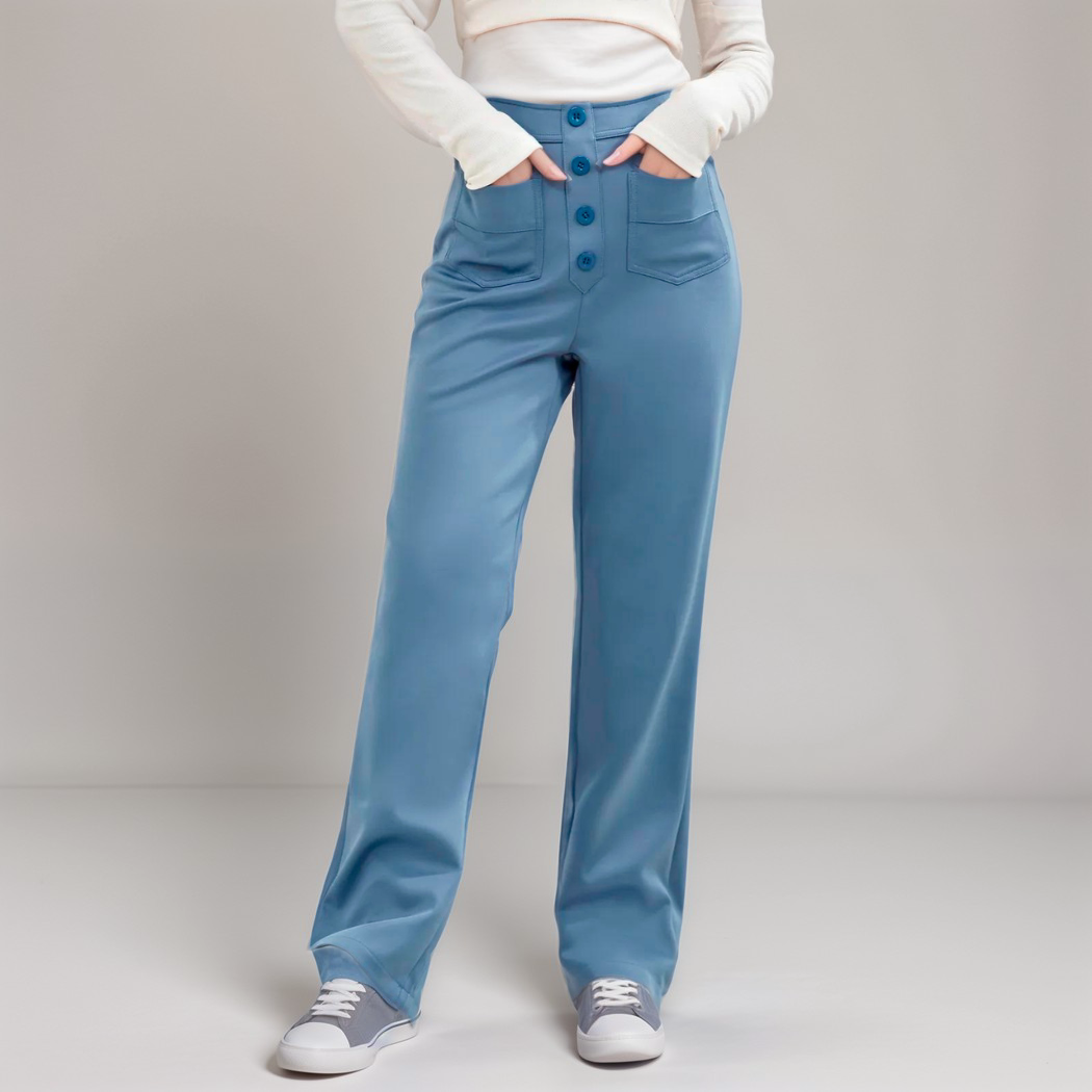 Momo | Pantalon élastique taille haute