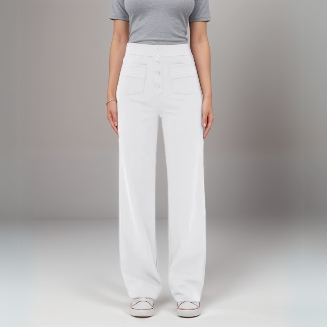 Momo | Pantalon élastique taille haute