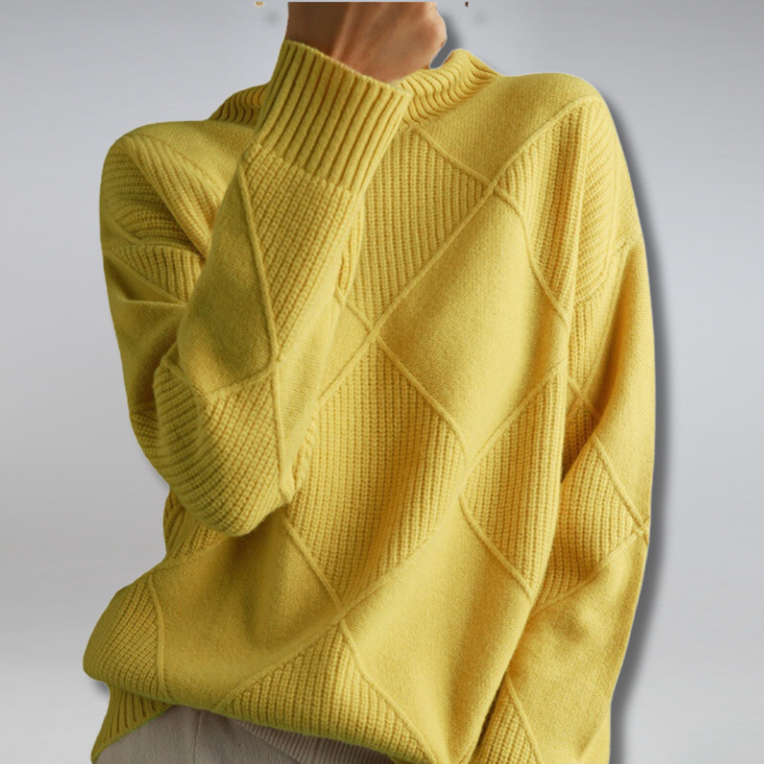 Amélie™ | Pull à col roulé en cachemire doux