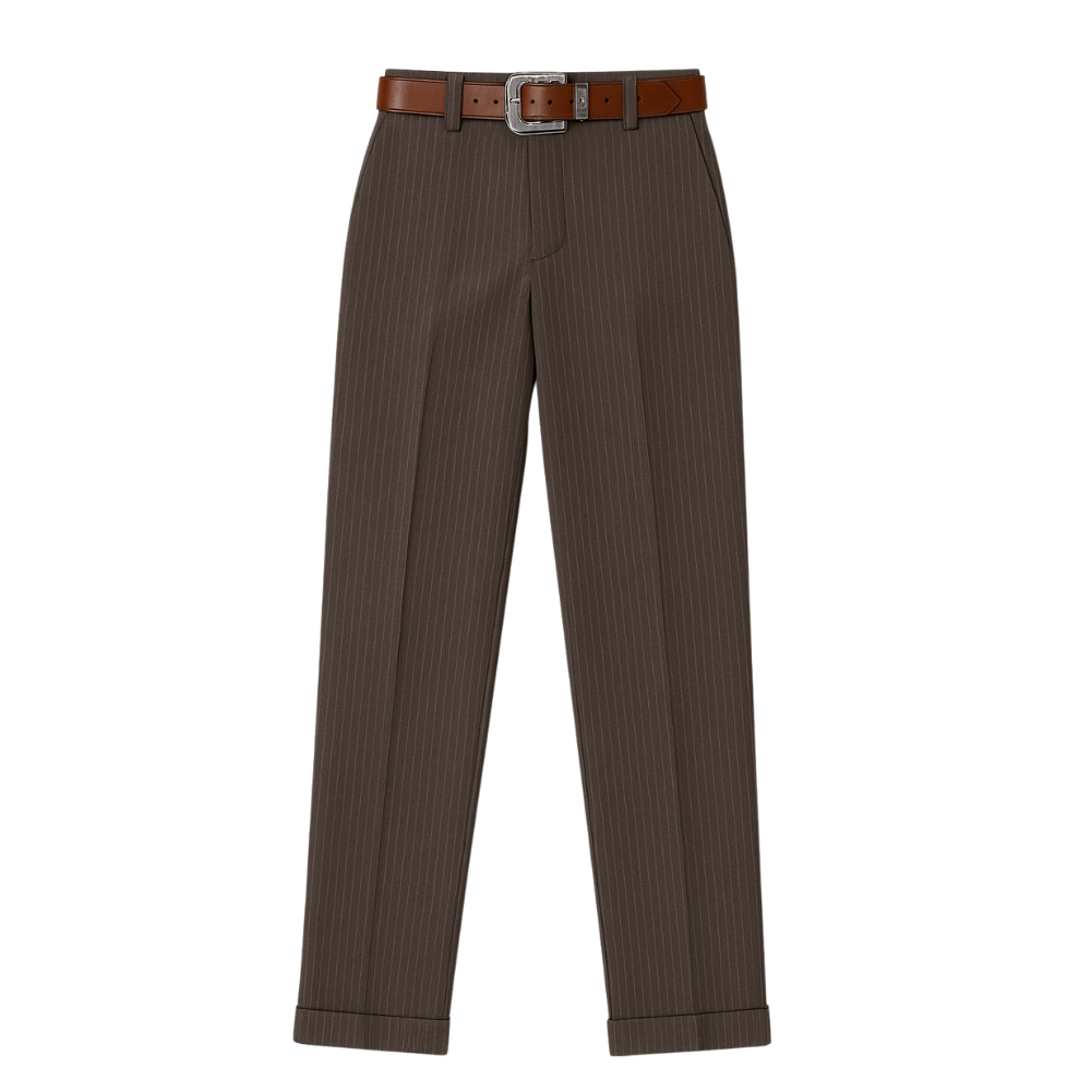 Bella™ | Pantalon galbant rayé