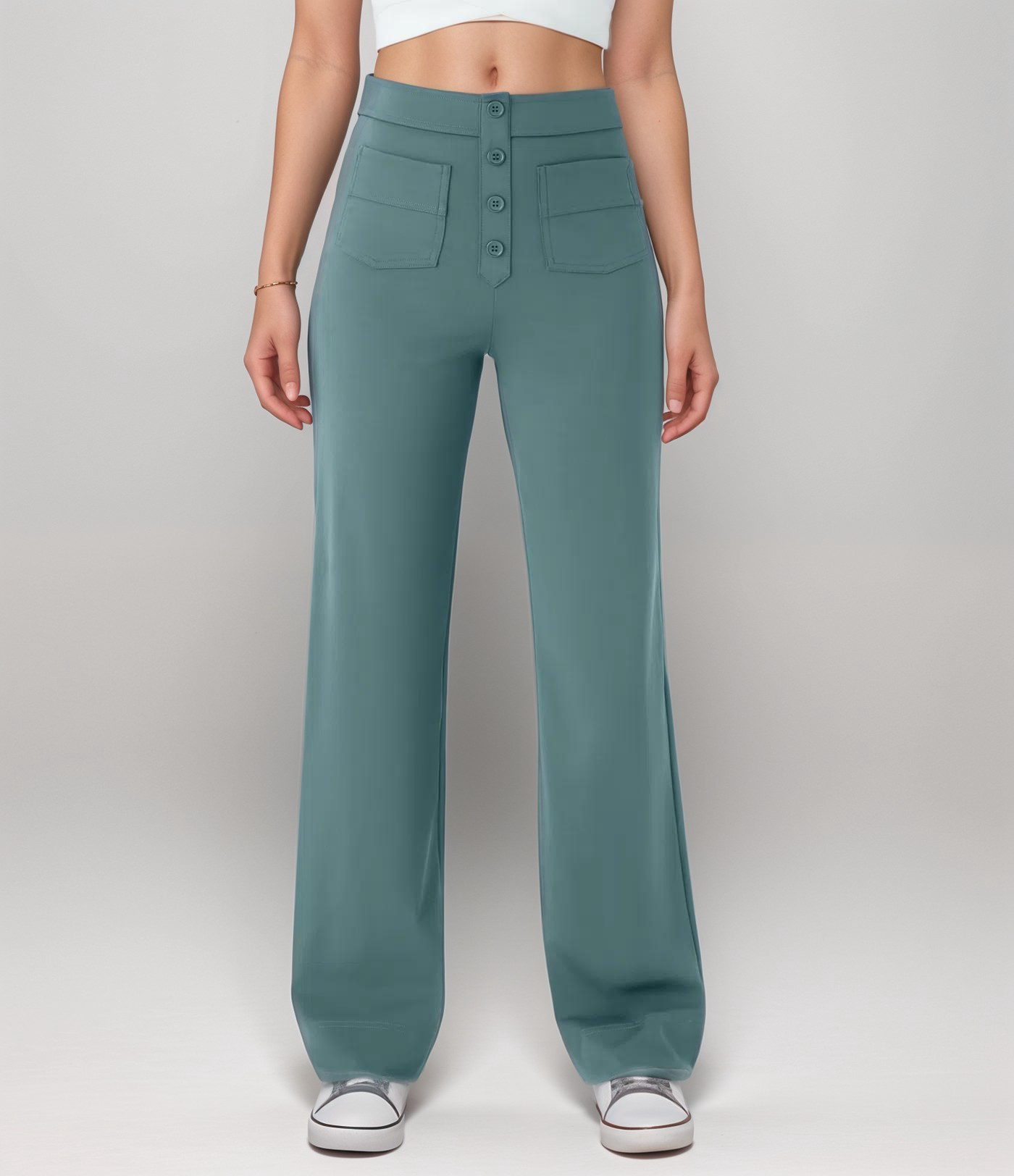 Momo | Pantalon élastique taille haute