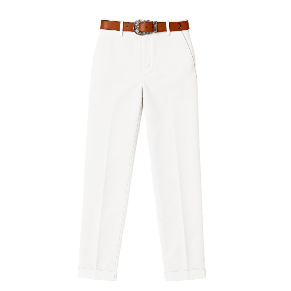 Bella™ | Pantalon galbant rayé
