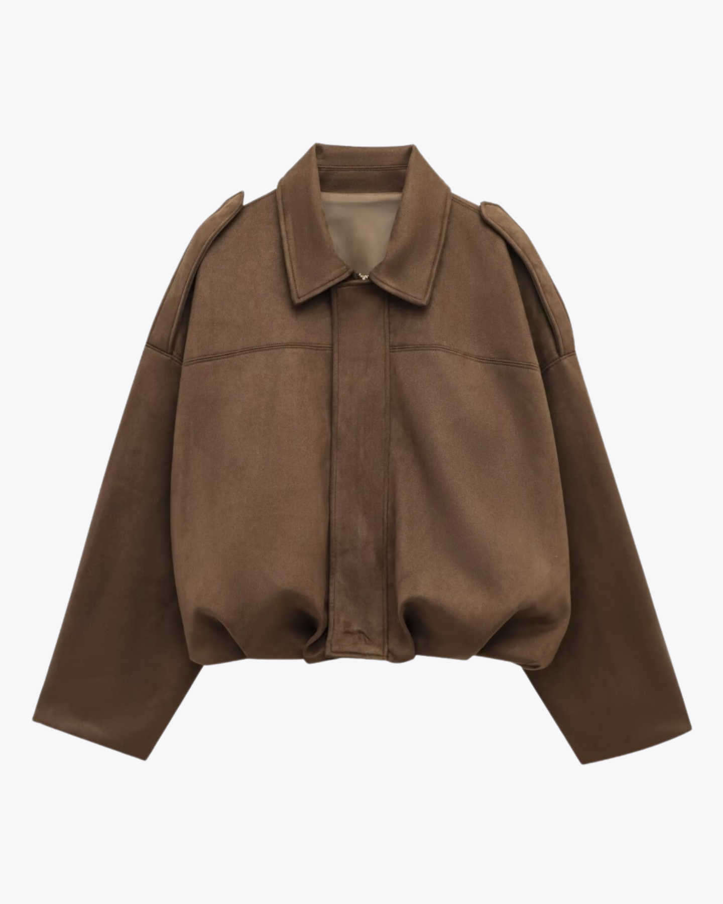 Delorien - Blouson Bomber en Suédine