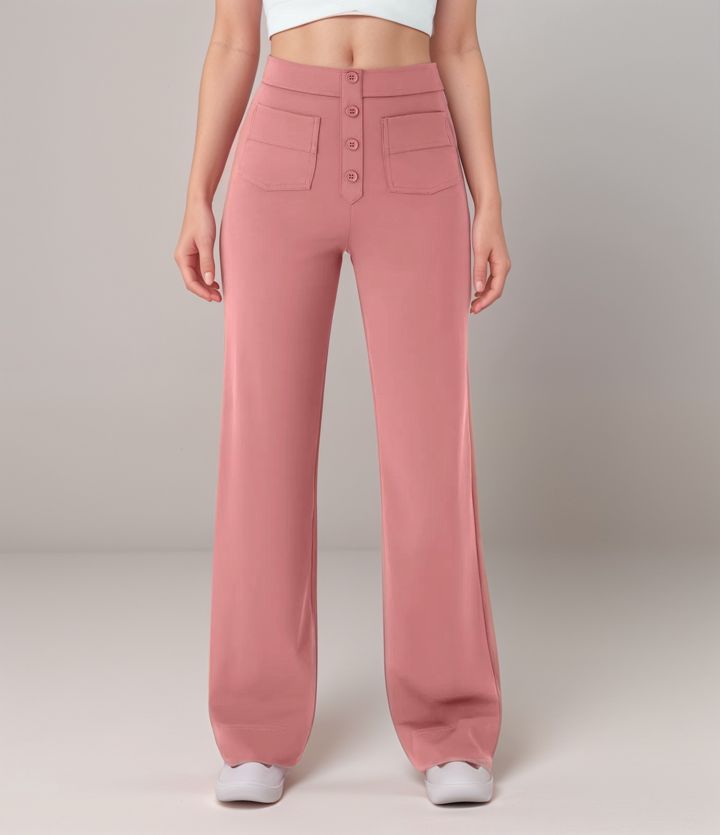 Momo | Pantalon élastique taille haute