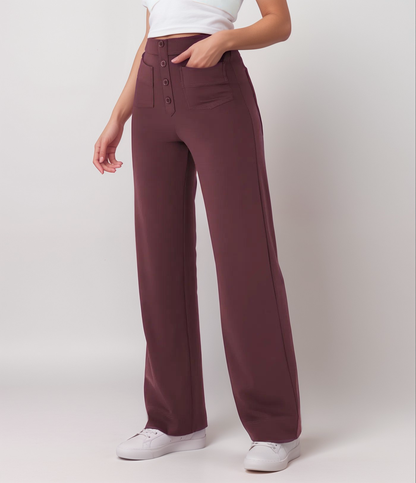 Momo | Pantalon élastique taille haute