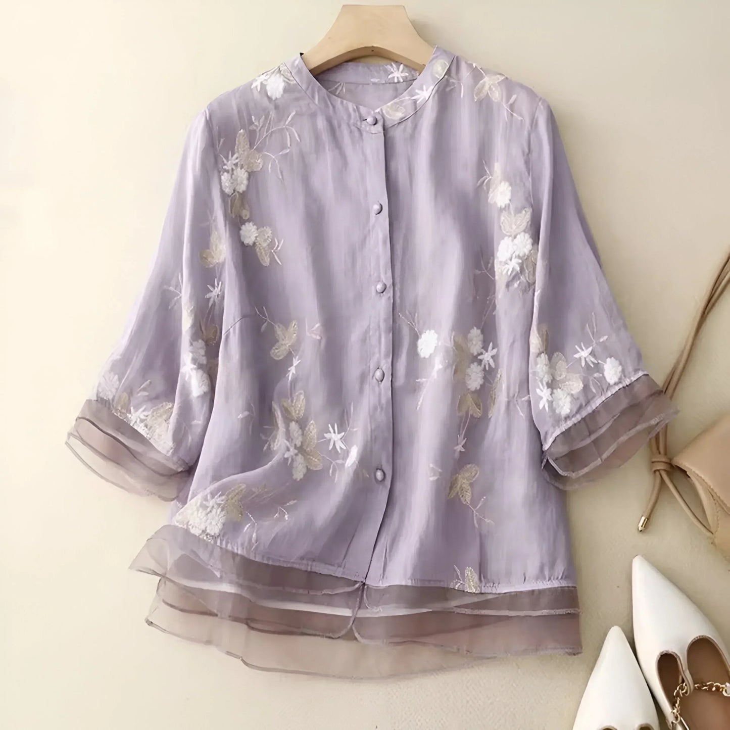 Clémence – Blouse de printemps