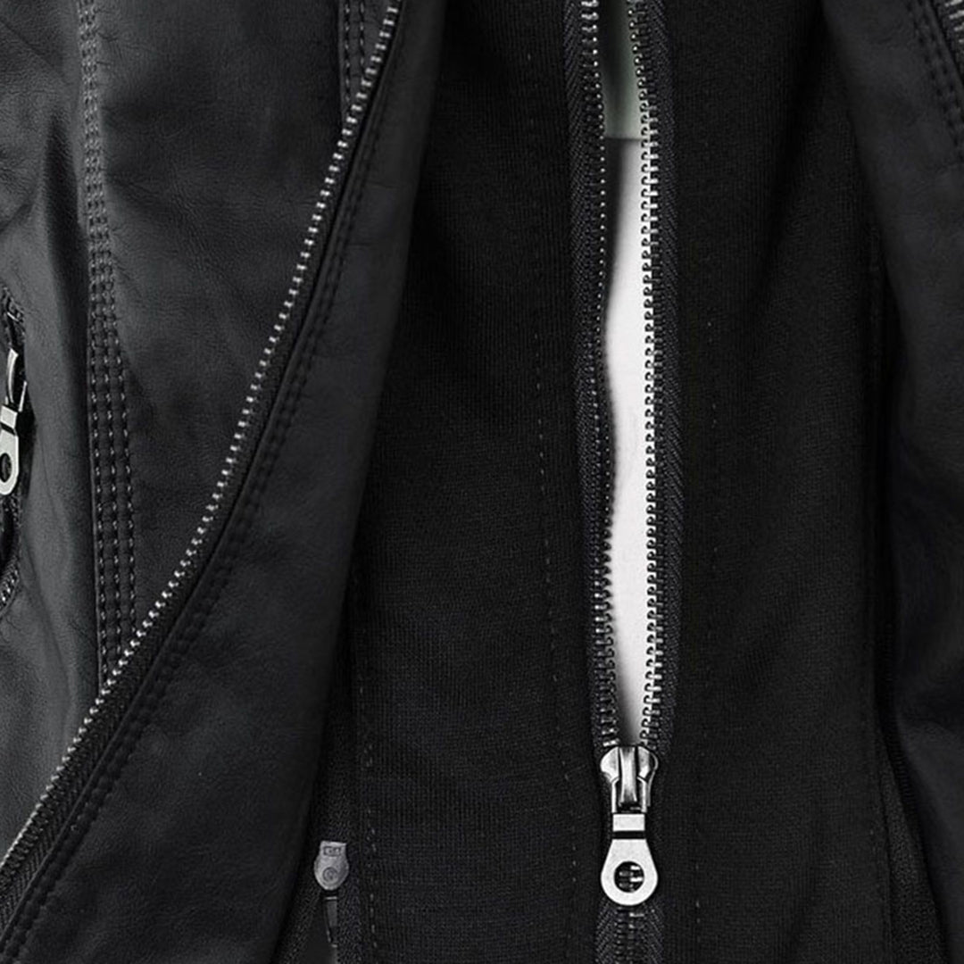 Sienna™ | Veste en simili cuir avec capuche