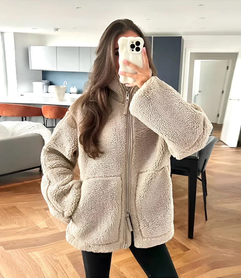 Chloé™ | Manteau teddy