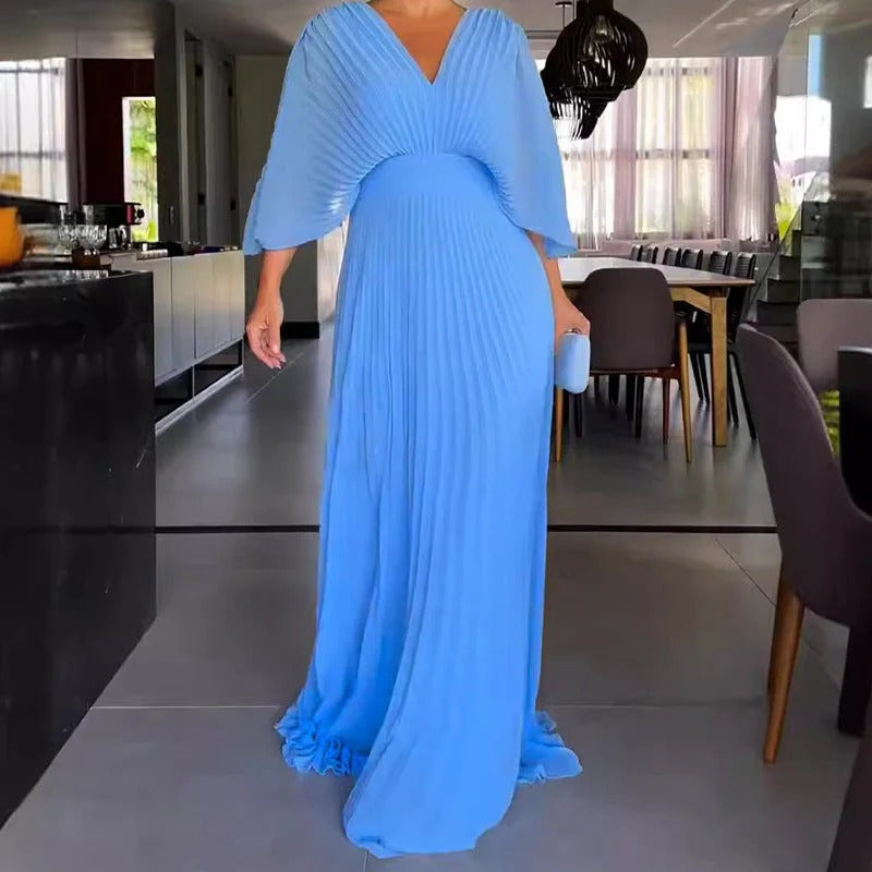 Isabelle | Robe Plissée Raffinée