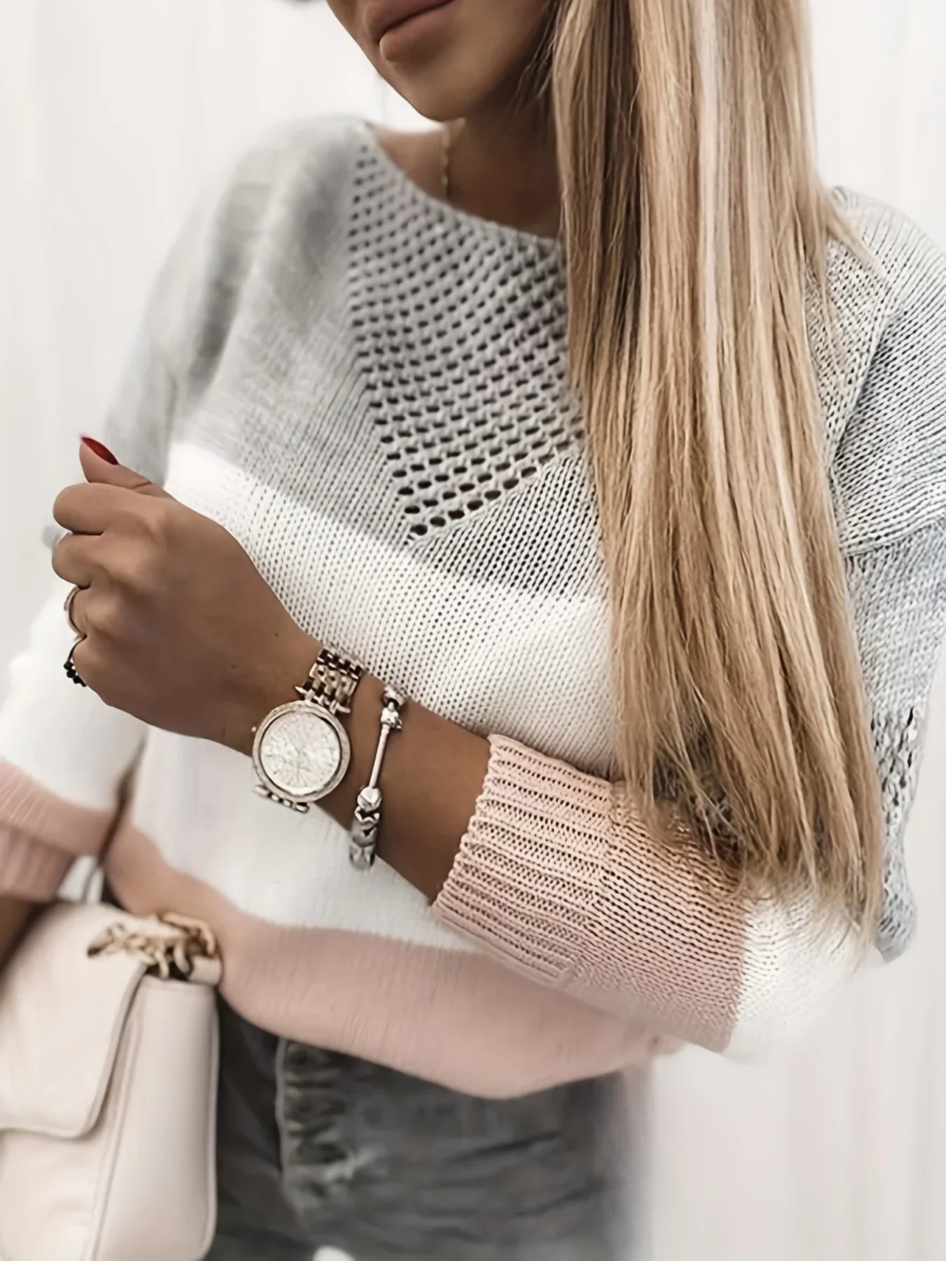 Léa™ | Pull en Maille Découpé