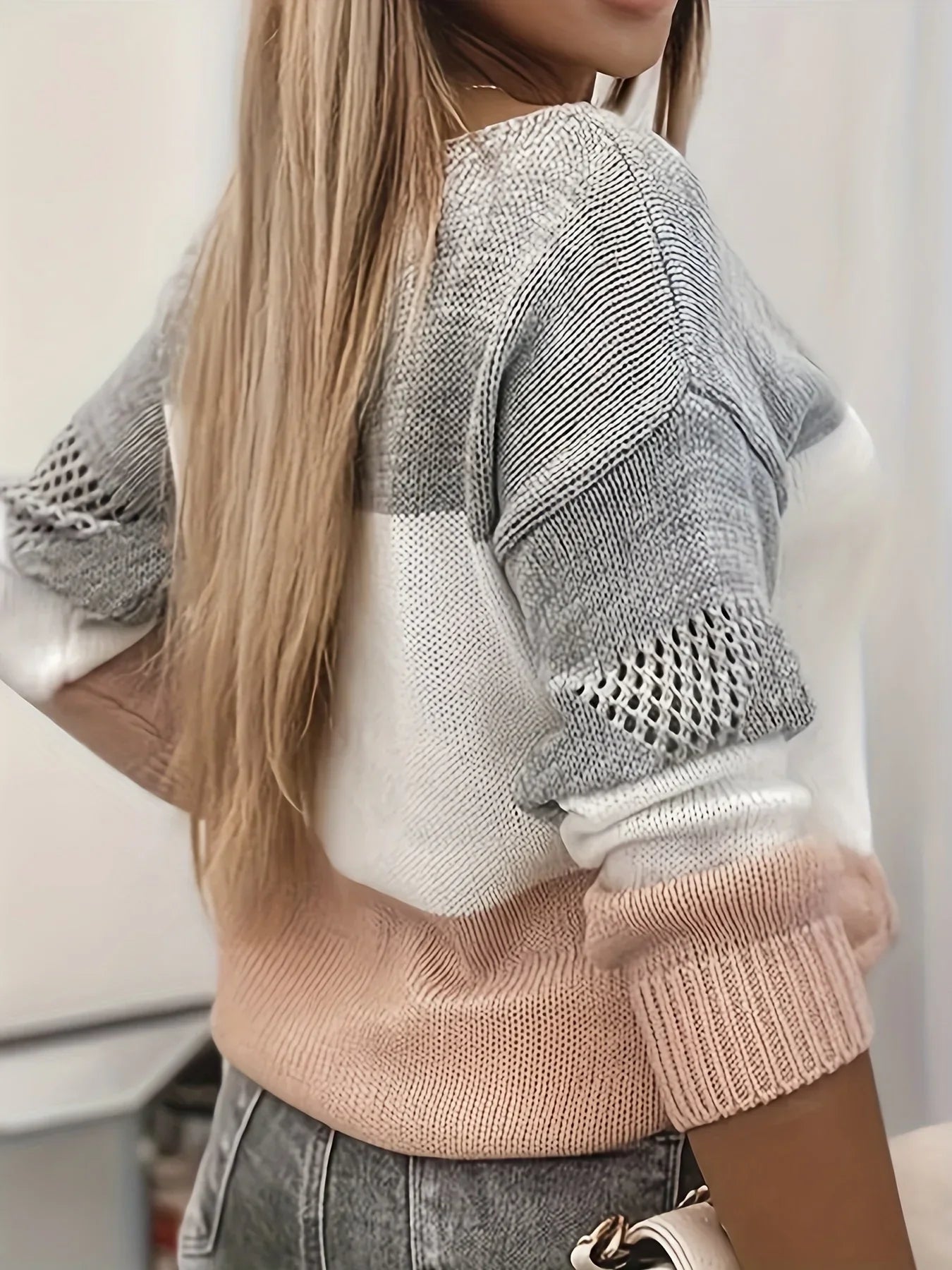 Léa™ | Pull en Maille Découpé