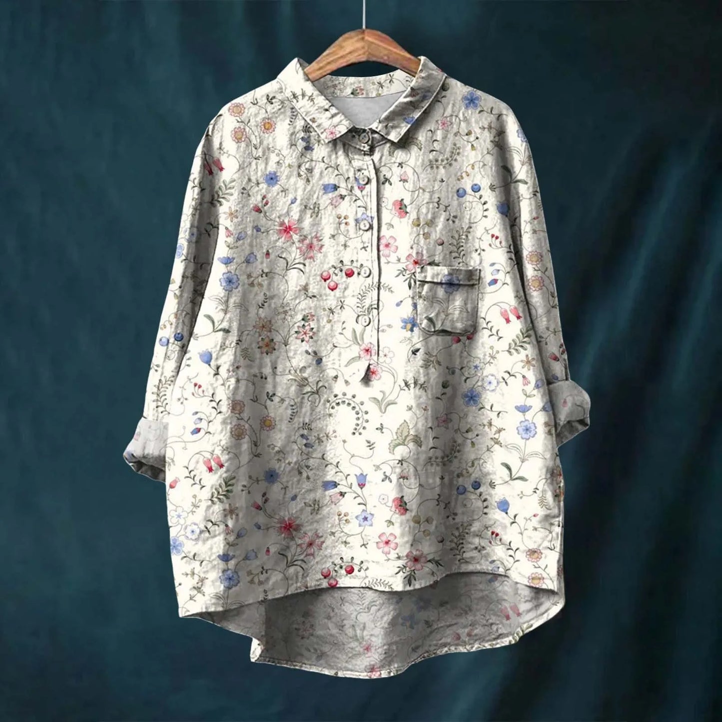Sophie™ | Blouse Fleurie Élégante