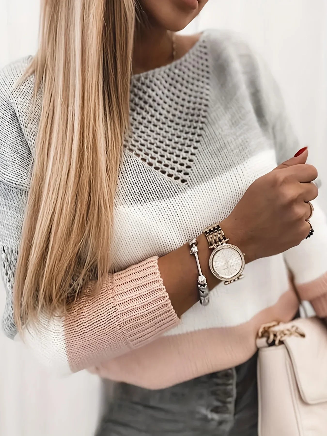Léa™ | Pull en Maille Découpé