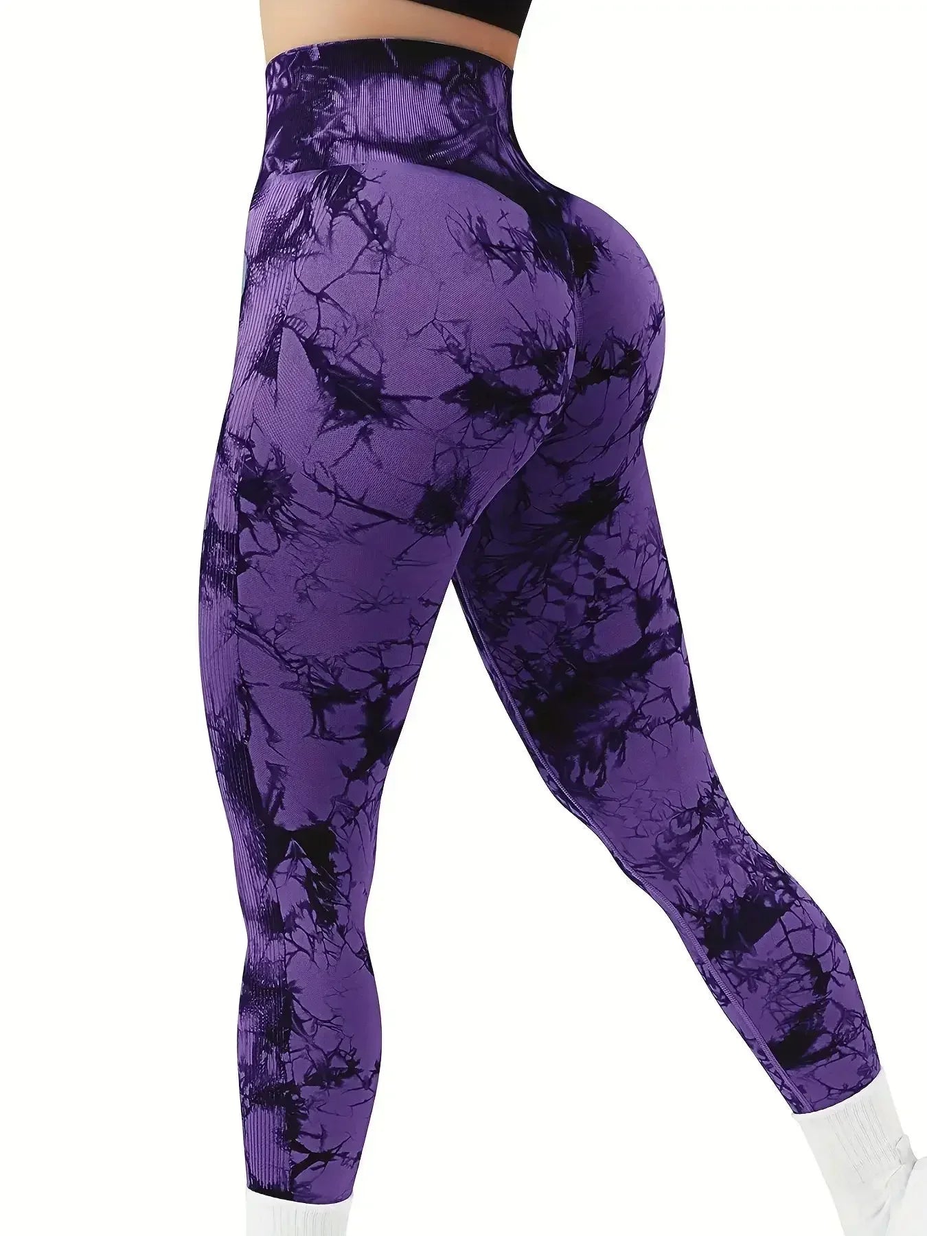 Legging Femme Push-Up Tie-Dye Sans Couture