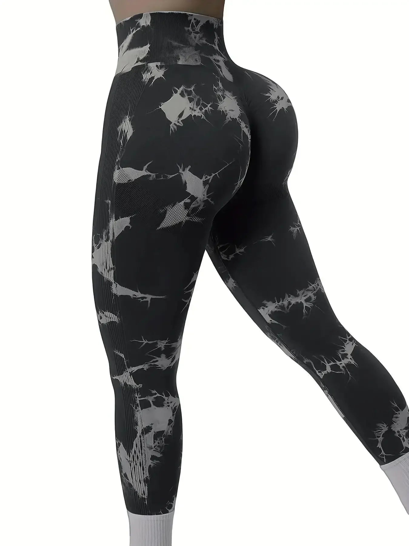 Legging Femme Push-Up Tie-Dye Sans Couture