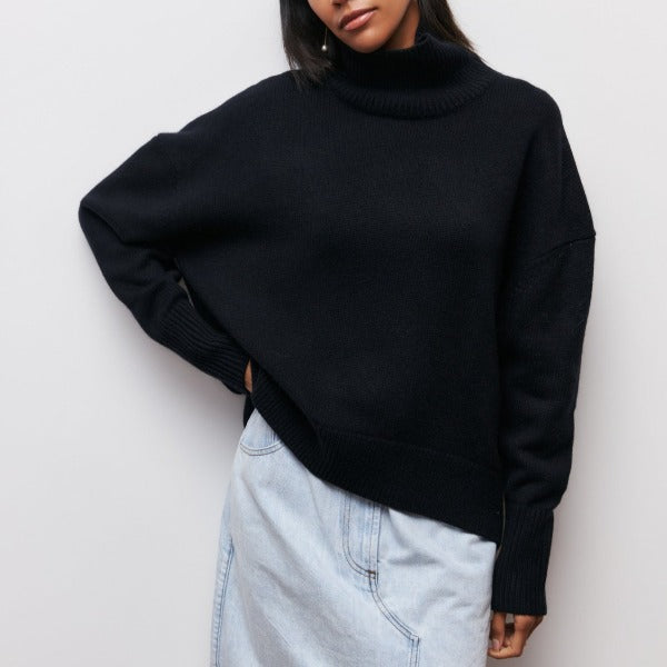 Élise™ | Col roulé pull-over lacé
