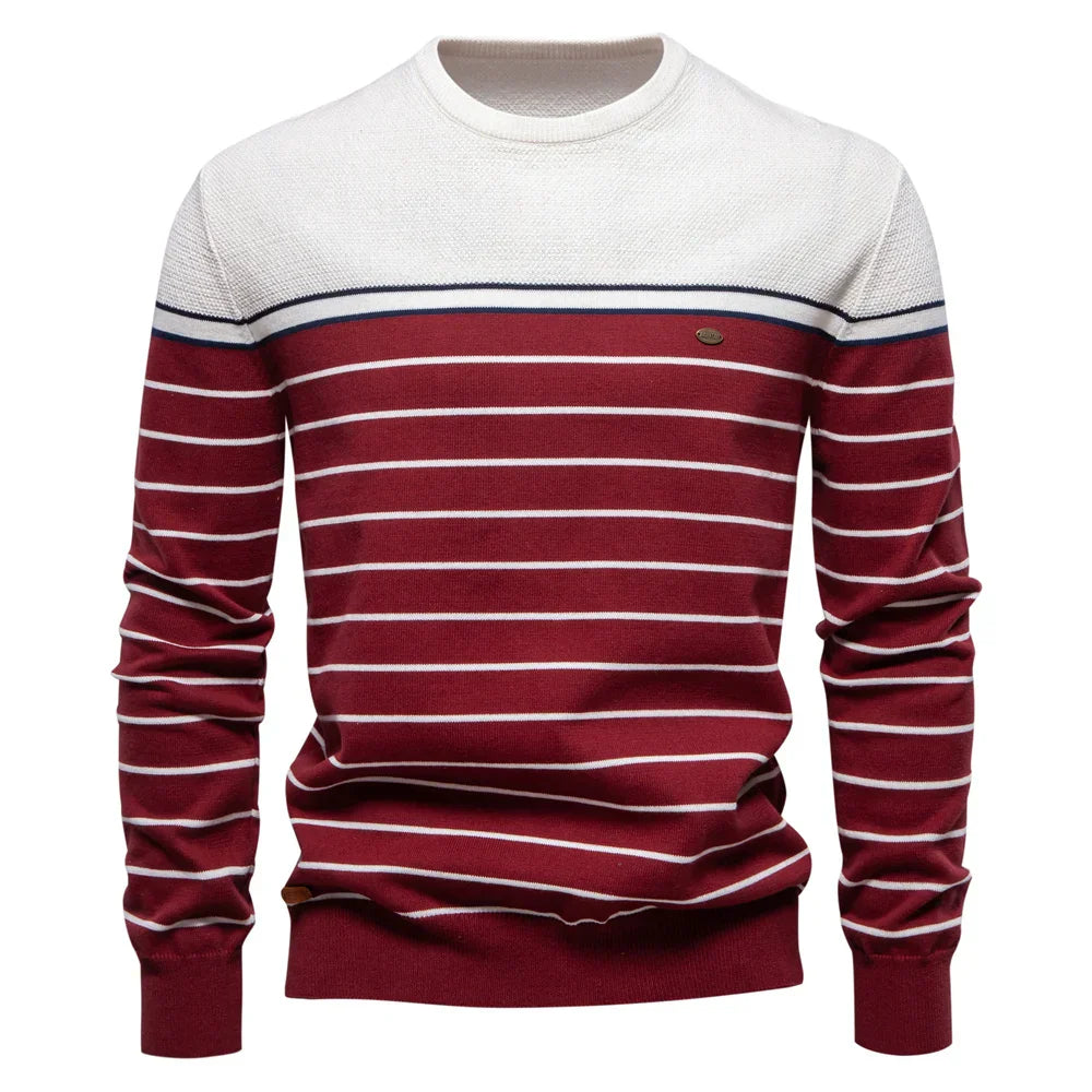 MIRAVO | Pull rayé pour homme