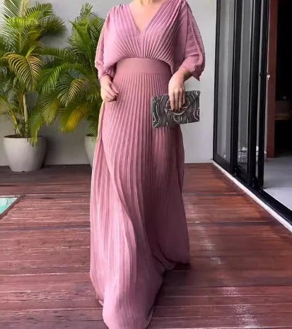 Isabelle | Robe Plissée Raffinée