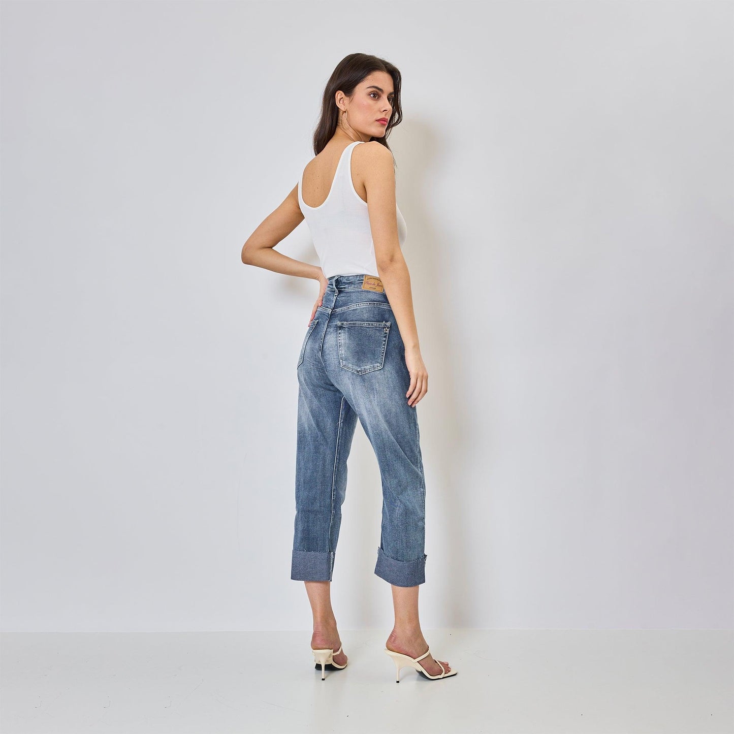 Zoe™ | Jean Loose Fermeture Asymétrique