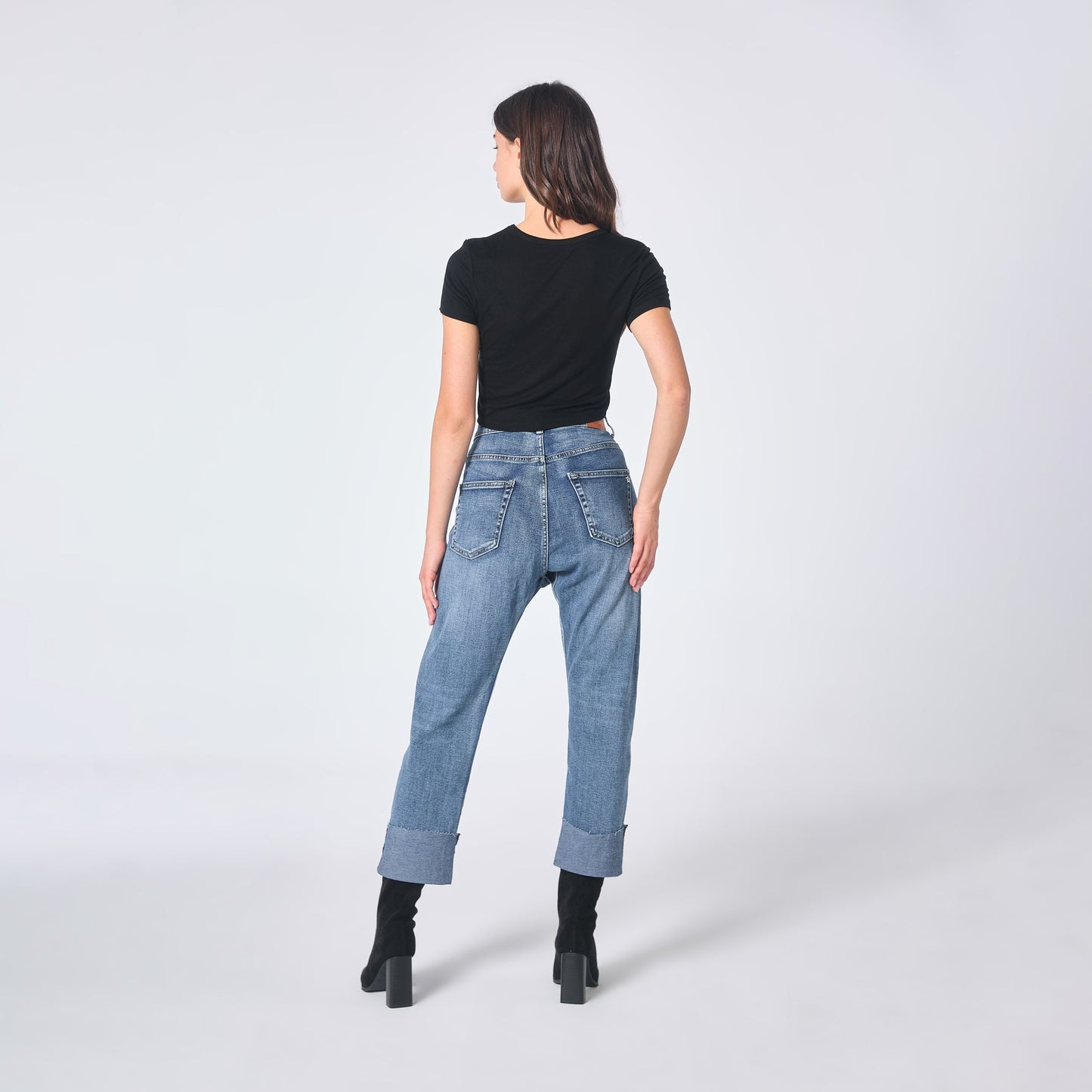 Zoe™ | Jean Loose Fermeture Asymétrique