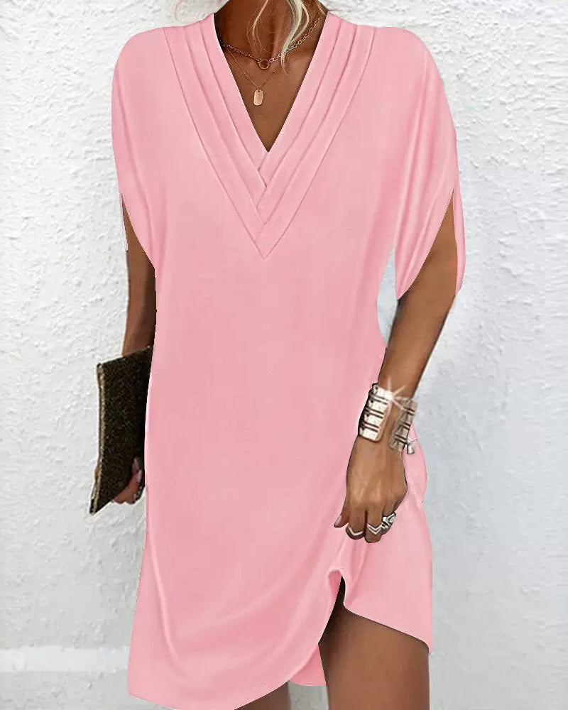 Amélie | Robe élégante à col en V