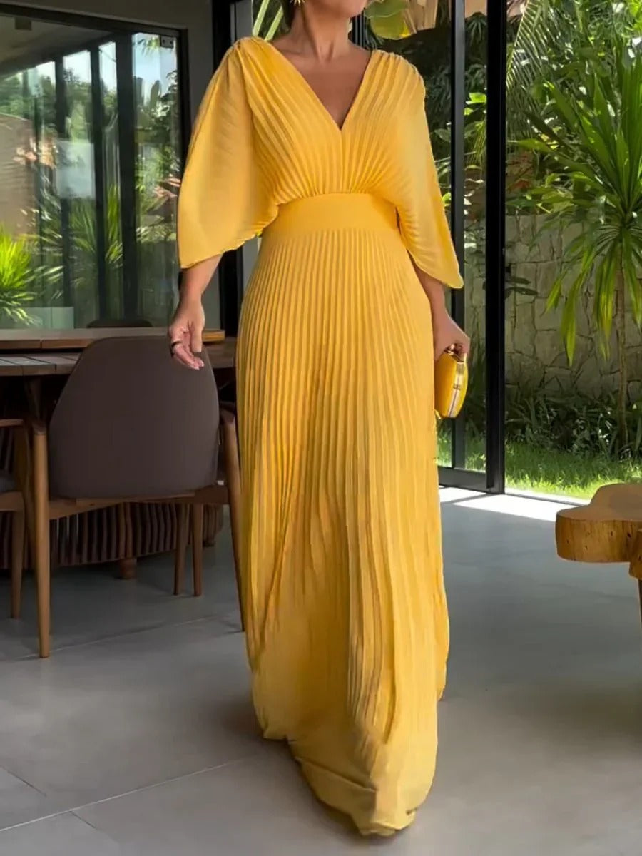 Isabelle | Robe Plissée Raffinée