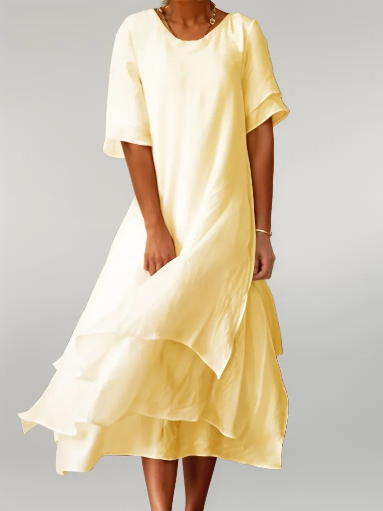 ELOISE | Élégante robe longue en coton