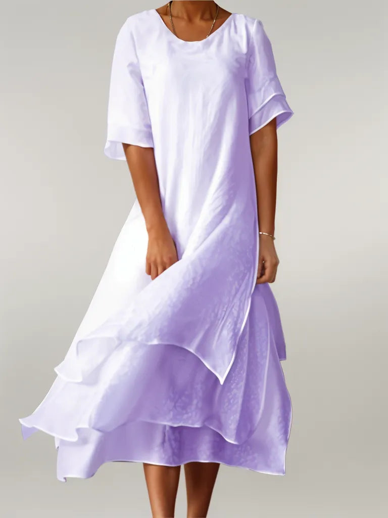 ELOISE | Élégante robe longue en coton