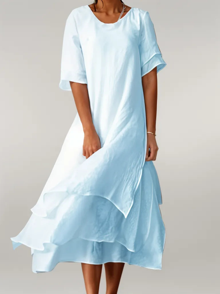 ELOISE | Élégante robe longue en coton