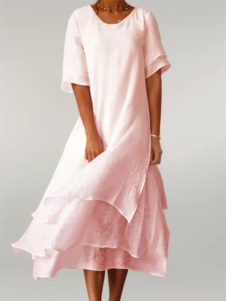 ELOISE | Élégante robe longue en coton