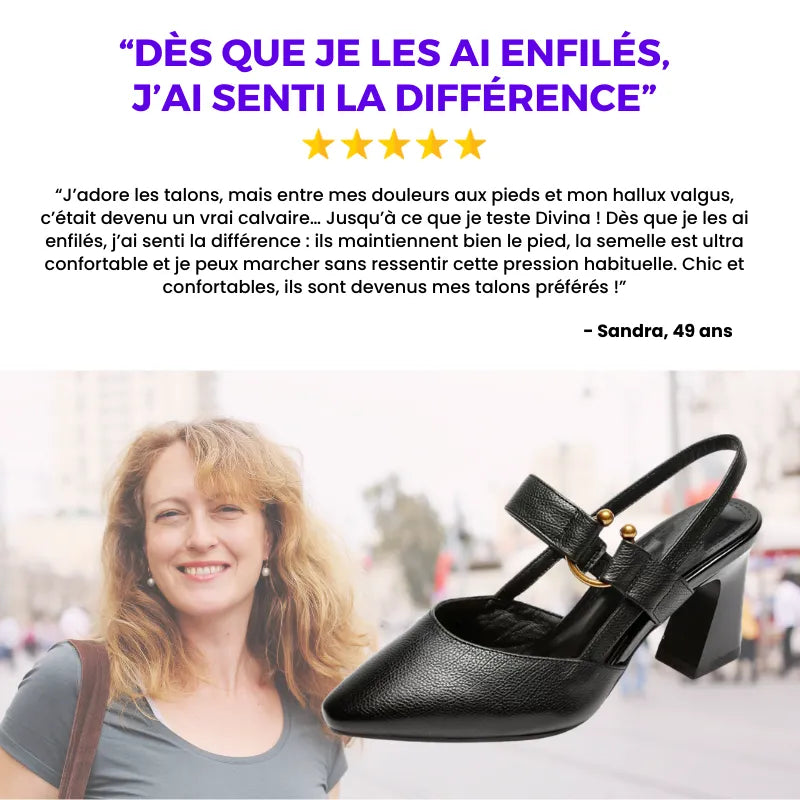 Divina™ - Chaussures à talons à confort orthopédique pour femme