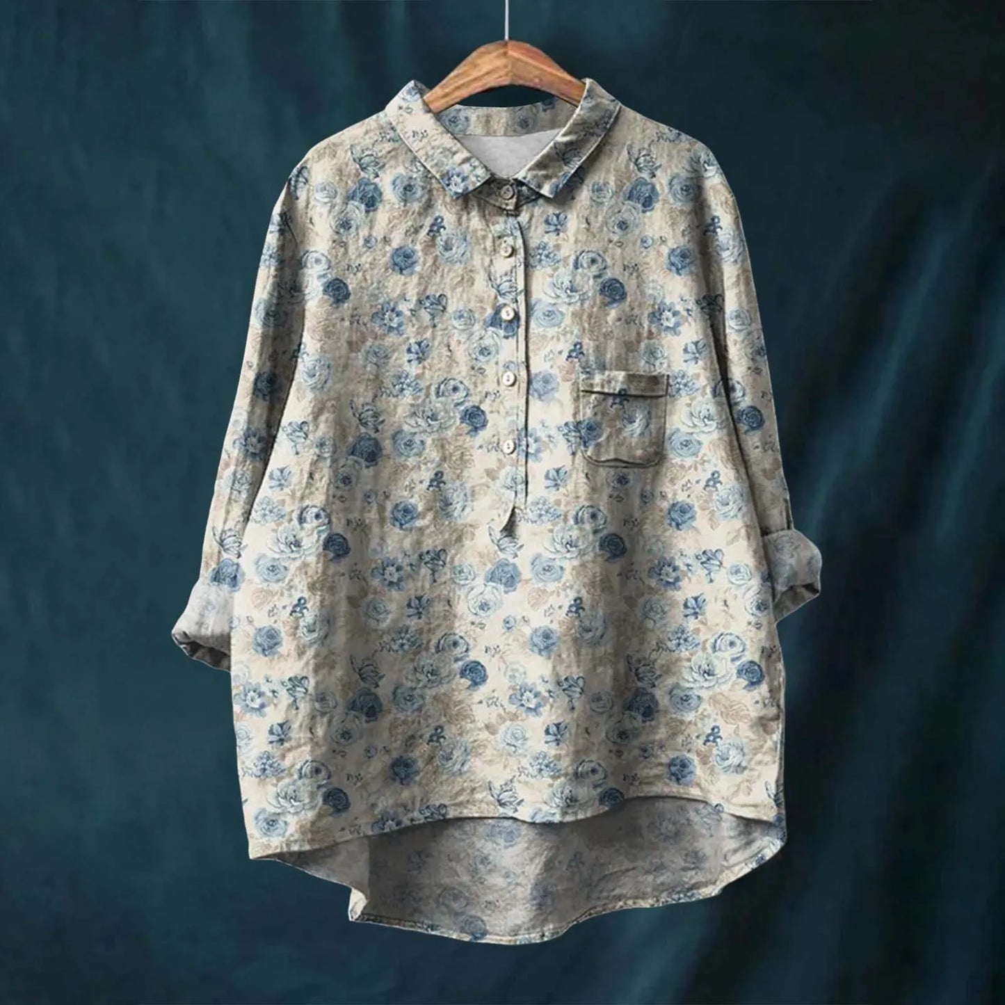 Sophie™ | Blouse Fleurie Élégante