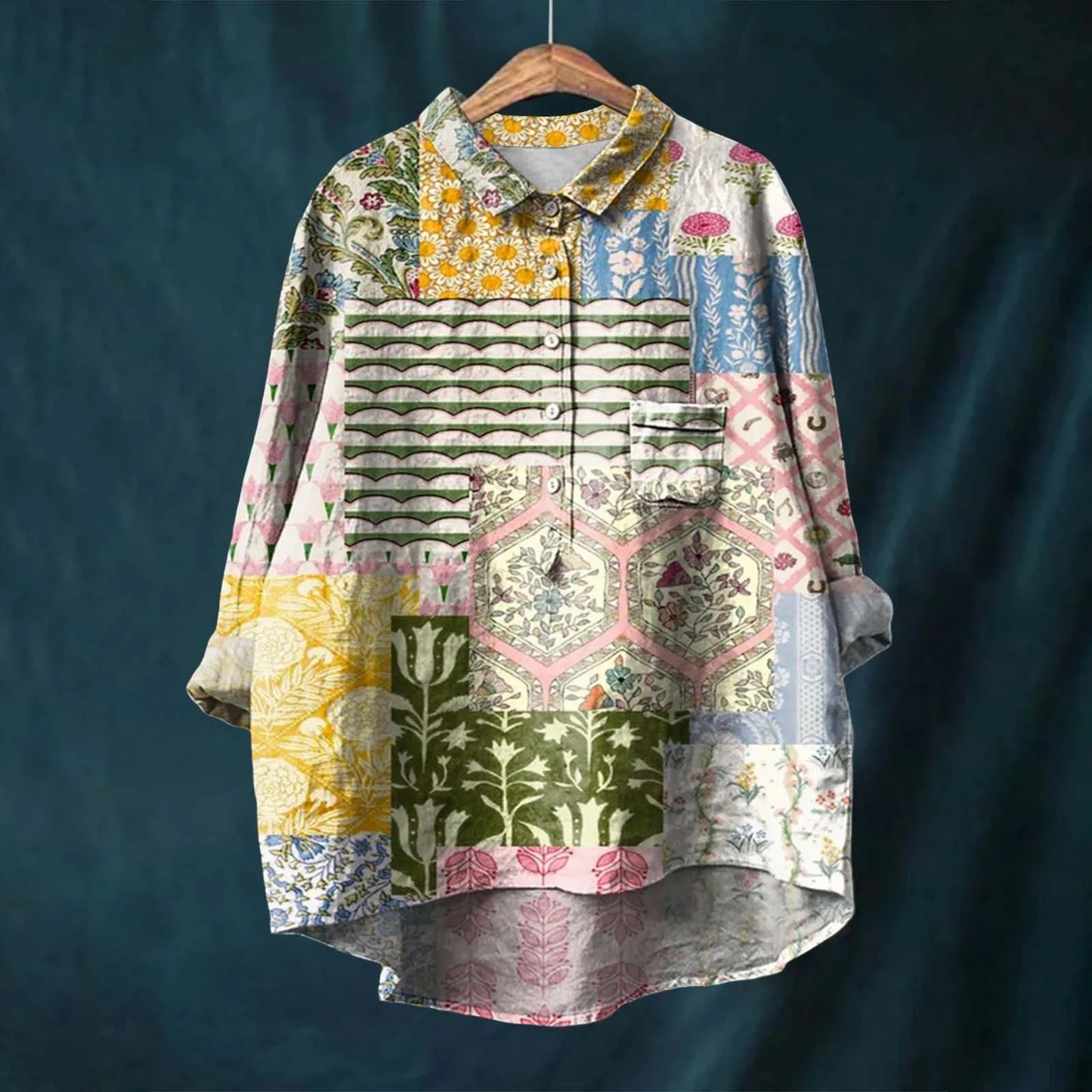 Sophie™ | Blouse Fleurie Élégante