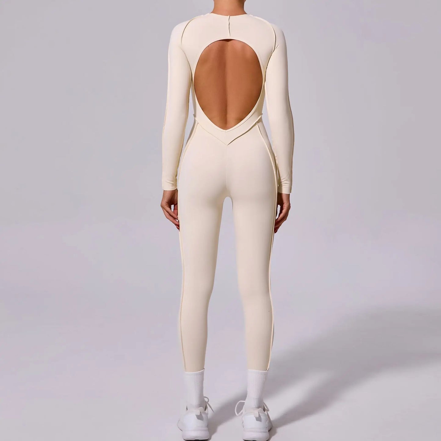 Combinaison de Yoga Femme Une-Pièce – Manches Longues