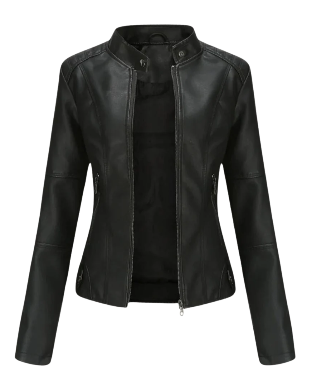 Veste en cuir élégante