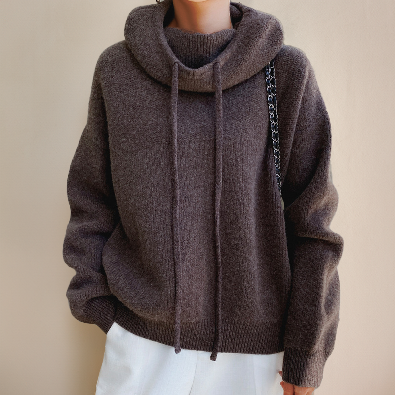 Marie™ | Pull Col Montant en Laine