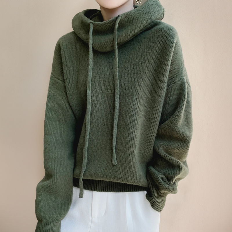 Marie™ | Pull Col Montant en Laine