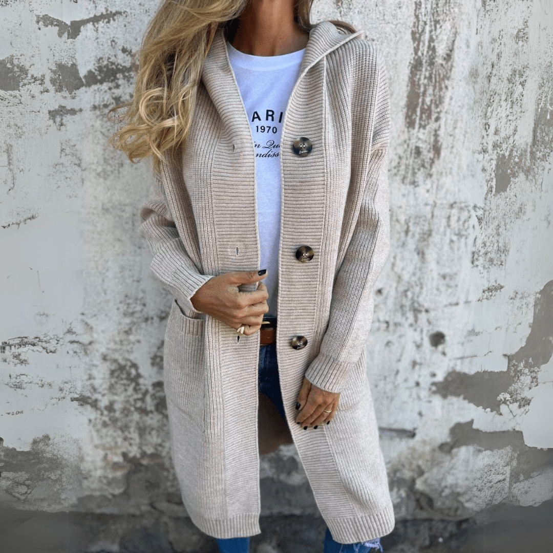 Lorène | Gilet long élégant pour femme