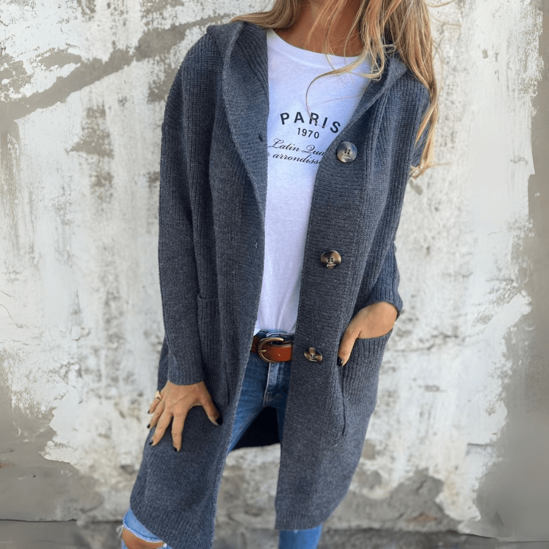 Lorène | Gilet long élégant pour femme